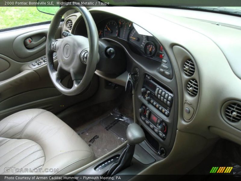 Midnight Blue Metallic / Taupe 2000 Pontiac Bonneville SLE
