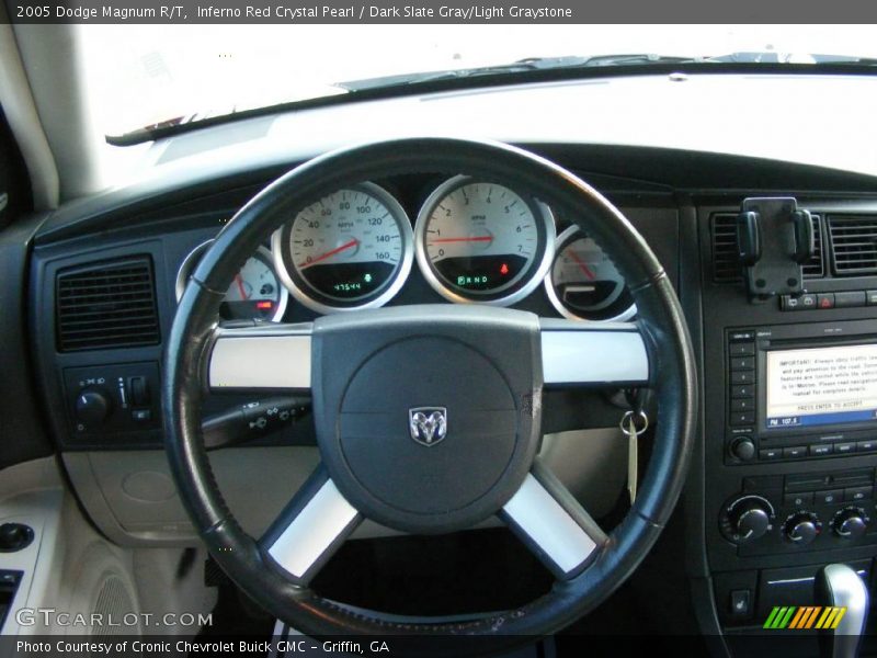 Inferno Red Crystal Pearl / Dark Slate Gray/Light Graystone 2005 Dodge Magnum R/T
