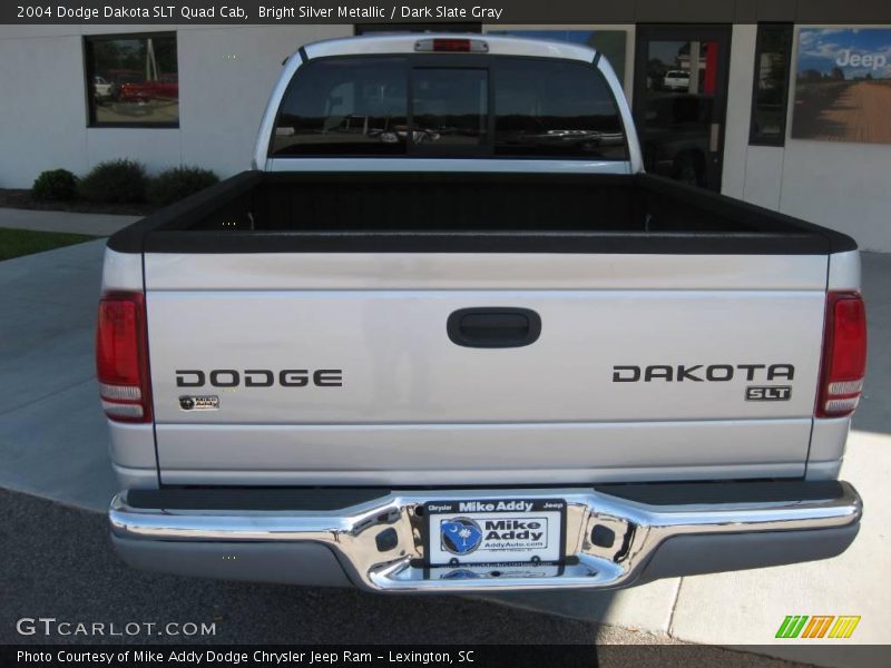 Bright Silver Metallic / Dark Slate Gray 2004 Dodge Dakota SLT Quad Cab