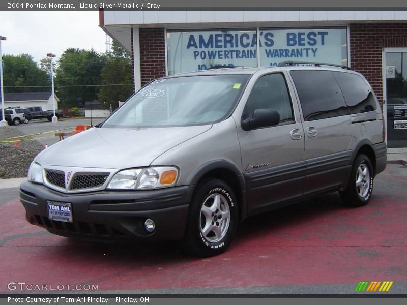 Liquid Silver Metallic / Gray 2004 Pontiac Montana