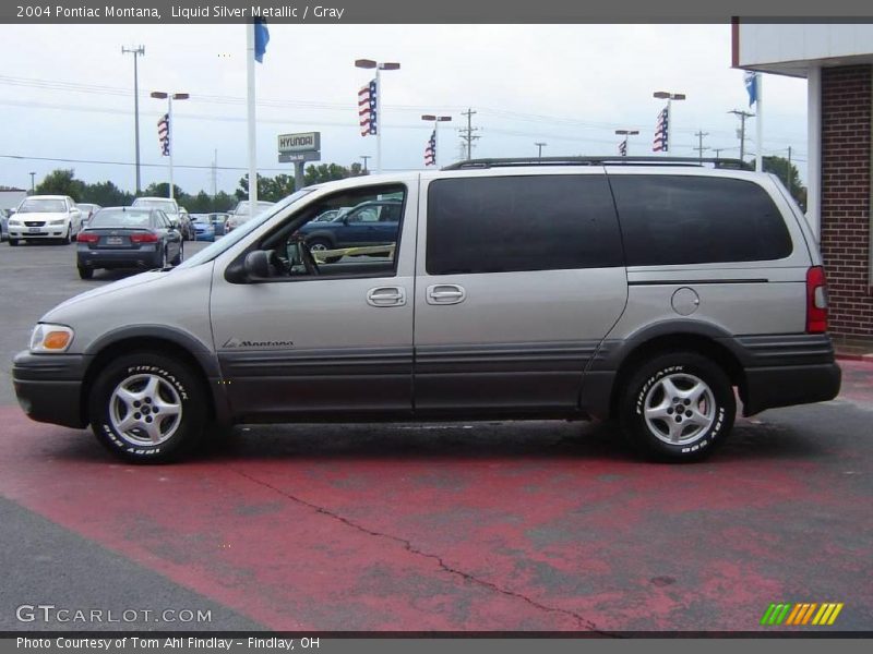 Liquid Silver Metallic / Gray 2004 Pontiac Montana