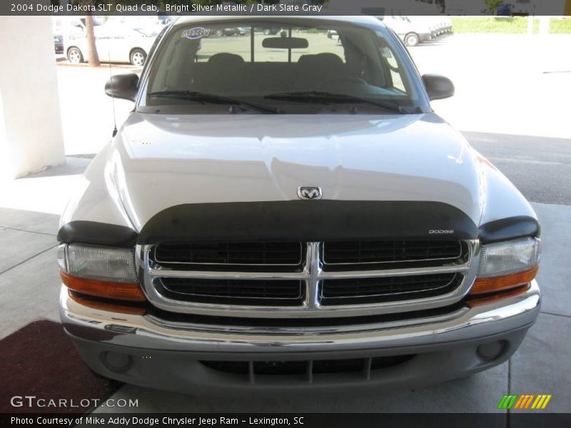 Bright Silver Metallic / Dark Slate Gray 2004 Dodge Dakota SLT Quad Cab
