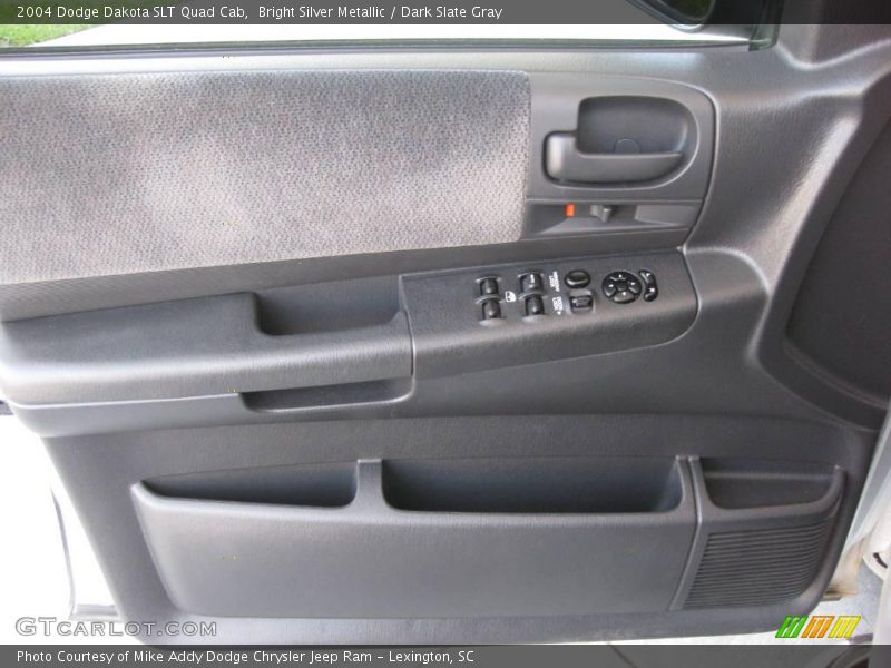 Bright Silver Metallic / Dark Slate Gray 2004 Dodge Dakota SLT Quad Cab