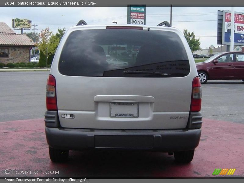 Liquid Silver Metallic / Gray 2004 Pontiac Montana