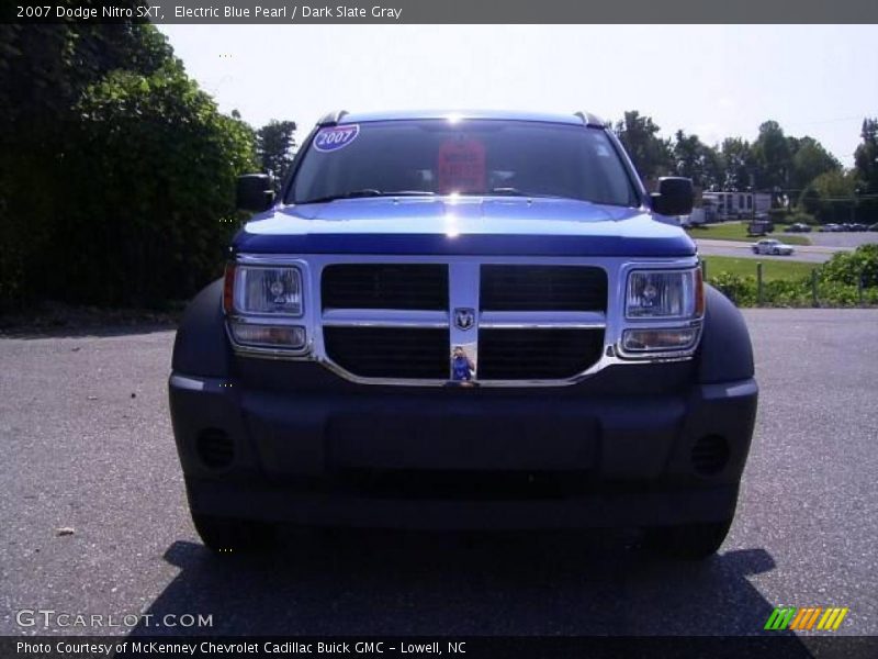 Electric Blue Pearl / Dark Slate Gray 2007 Dodge Nitro SXT