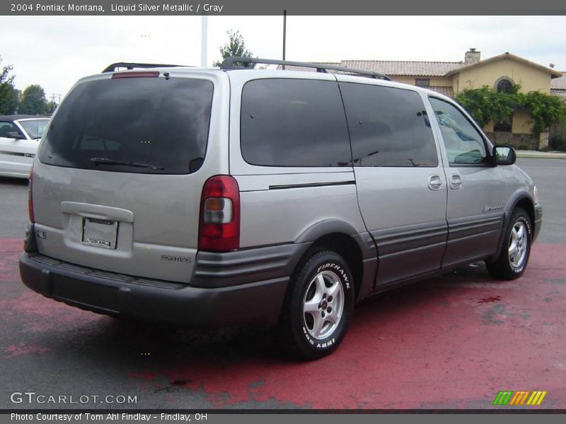 Liquid Silver Metallic / Gray 2004 Pontiac Montana