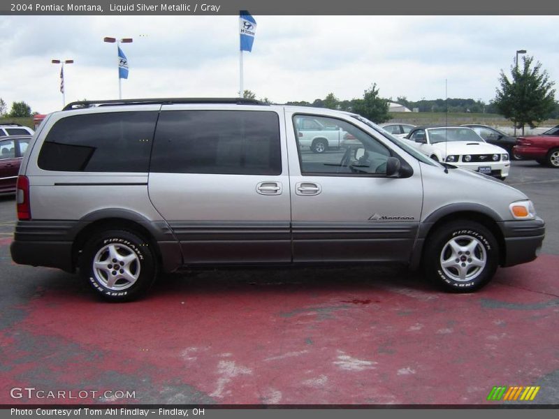 Liquid Silver Metallic / Gray 2004 Pontiac Montana