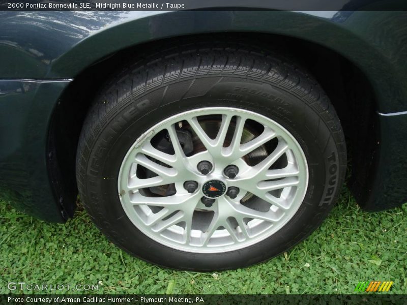 Midnight Blue Metallic / Taupe 2000 Pontiac Bonneville SLE