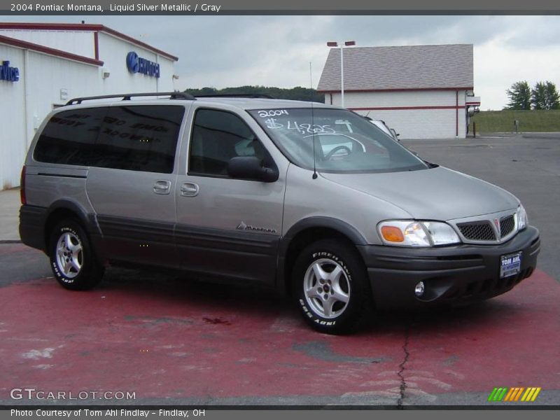 Liquid Silver Metallic / Gray 2004 Pontiac Montana