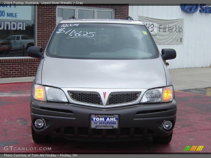 Liquid Silver Metallic / Gray 2004 Pontiac Montana