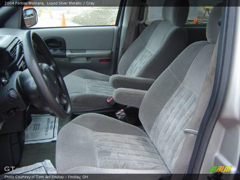 Liquid Silver Metallic / Gray 2004 Pontiac Montana