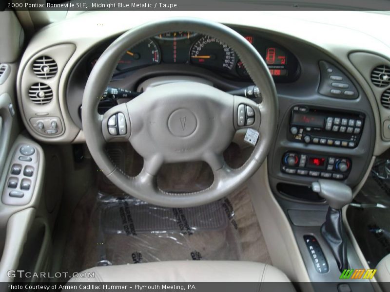 Midnight Blue Metallic / Taupe 2000 Pontiac Bonneville SLE