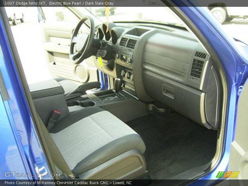 Electric Blue Pearl / Dark Slate Gray 2007 Dodge Nitro SXT