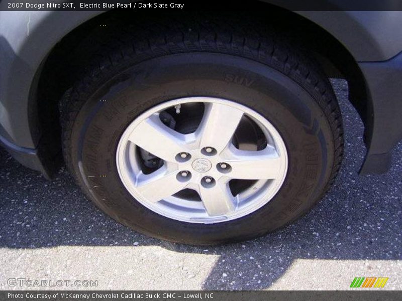Electric Blue Pearl / Dark Slate Gray 2007 Dodge Nitro SXT