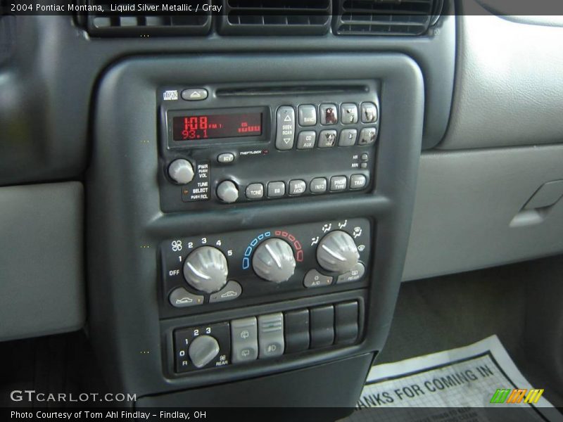 Liquid Silver Metallic / Gray 2004 Pontiac Montana