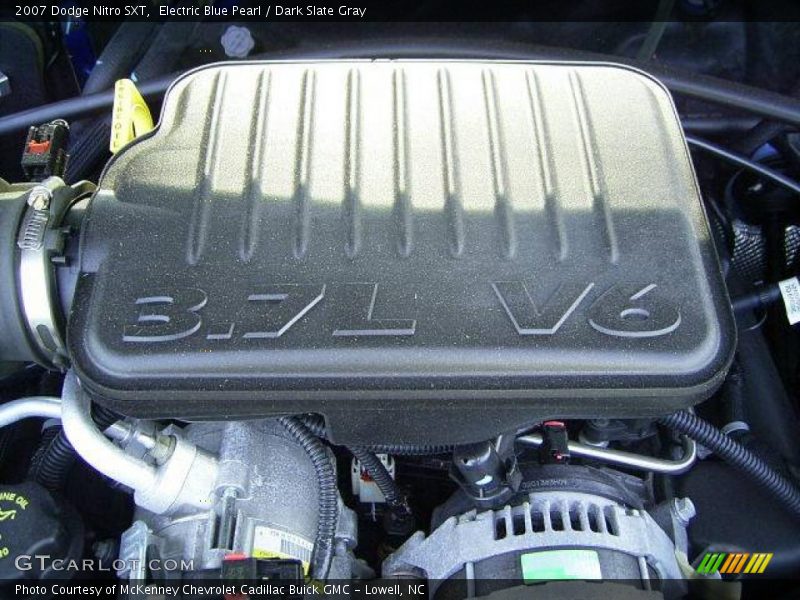 Electric Blue Pearl / Dark Slate Gray 2007 Dodge Nitro SXT