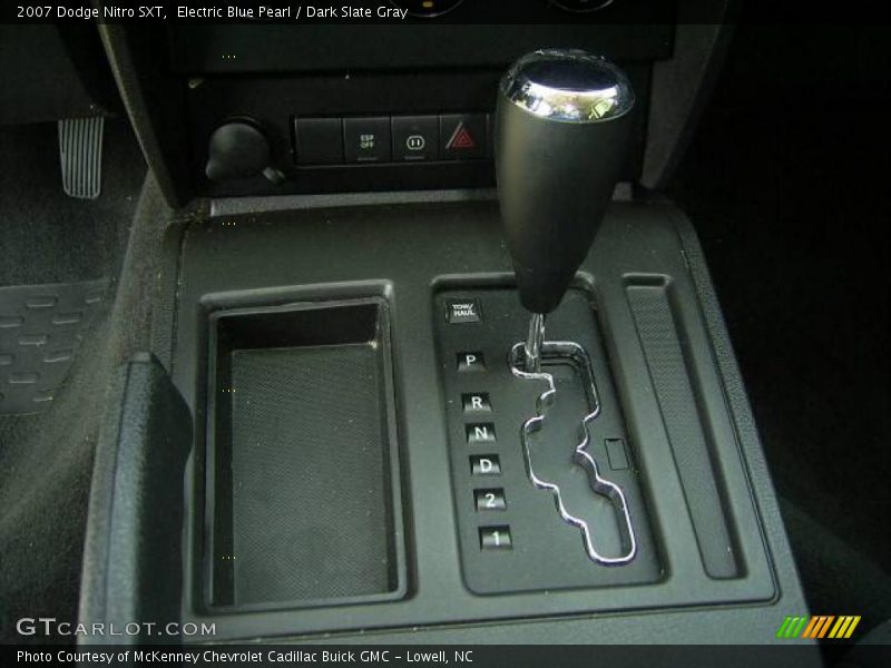 Electric Blue Pearl / Dark Slate Gray 2007 Dodge Nitro SXT