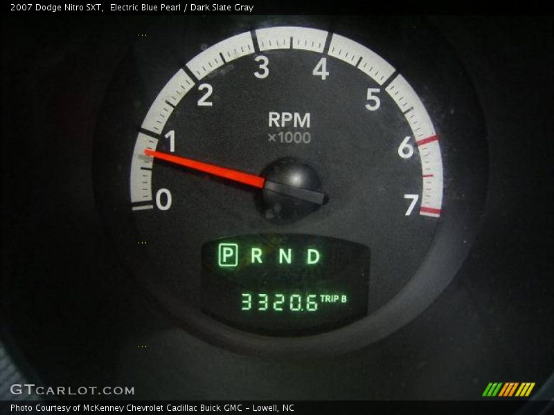Electric Blue Pearl / Dark Slate Gray 2007 Dodge Nitro SXT