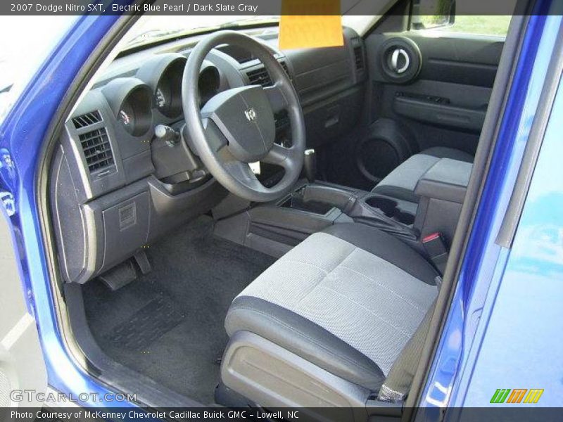Electric Blue Pearl / Dark Slate Gray 2007 Dodge Nitro SXT