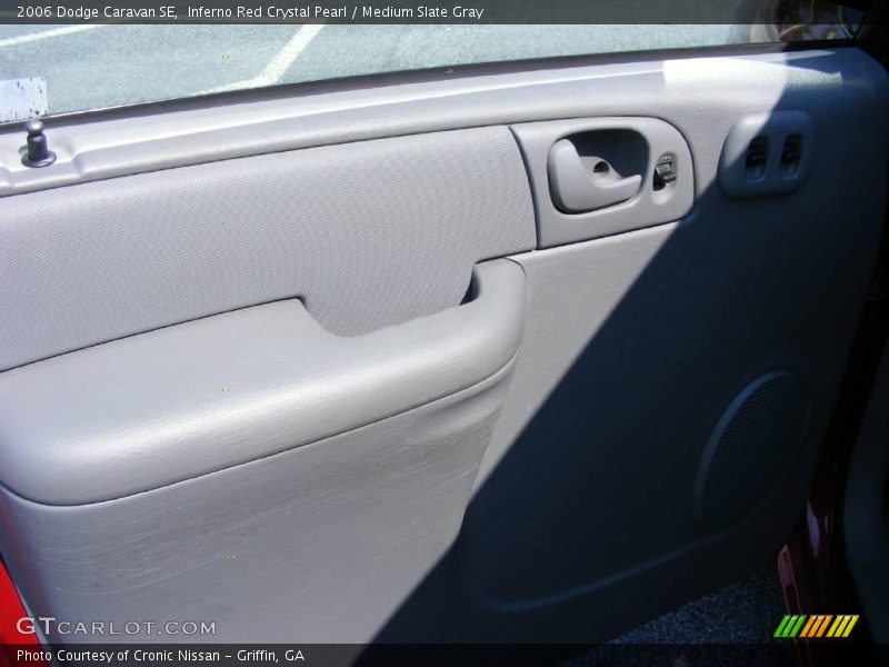 Inferno Red Crystal Pearl / Medium Slate Gray 2006 Dodge Caravan SE