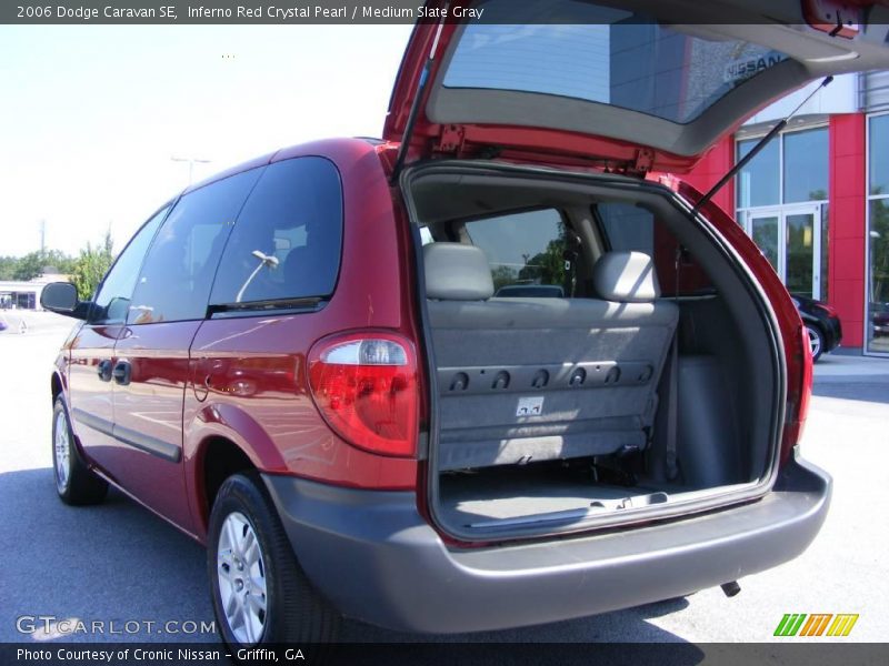 Inferno Red Crystal Pearl / Medium Slate Gray 2006 Dodge Caravan SE