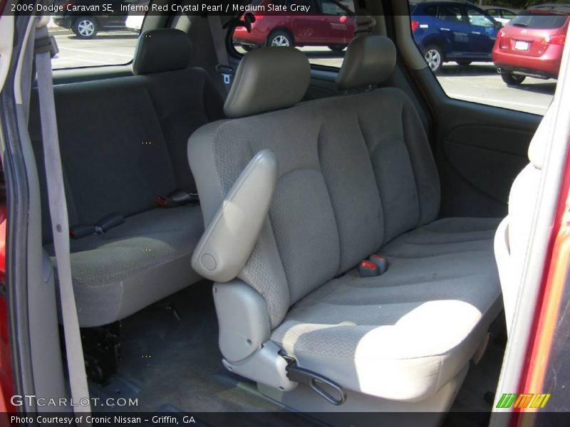 Inferno Red Crystal Pearl / Medium Slate Gray 2006 Dodge Caravan SE