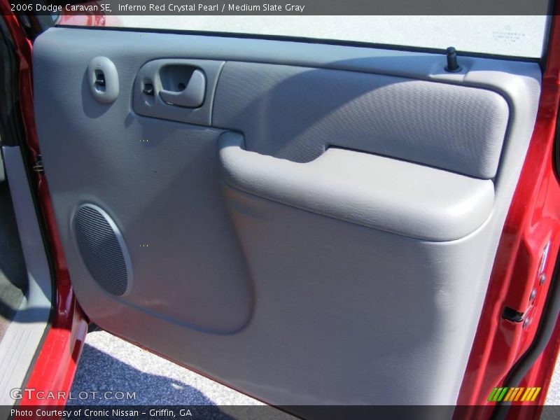 Inferno Red Crystal Pearl / Medium Slate Gray 2006 Dodge Caravan SE