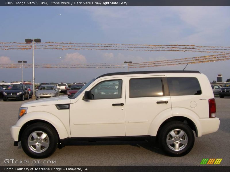 Stone White / Dark Slate Gray/Light Slate Gray 2009 Dodge Nitro SE 4x4