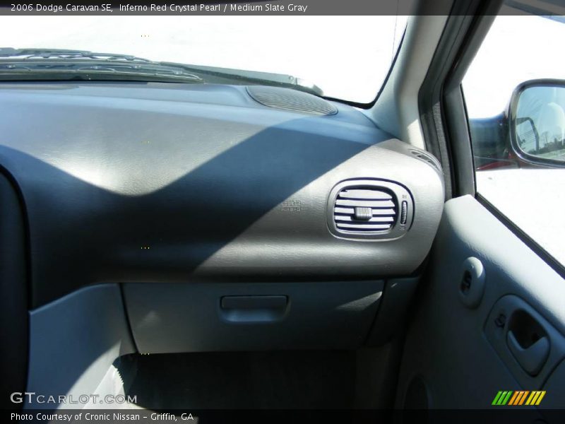 Inferno Red Crystal Pearl / Medium Slate Gray 2006 Dodge Caravan SE