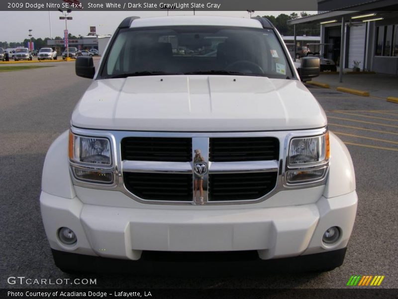 Stone White / Dark Slate Gray/Light Slate Gray 2009 Dodge Nitro SE 4x4