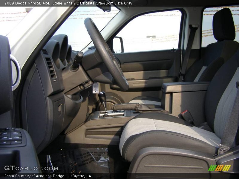 Stone White / Dark Slate Gray/Light Slate Gray 2009 Dodge Nitro SE 4x4