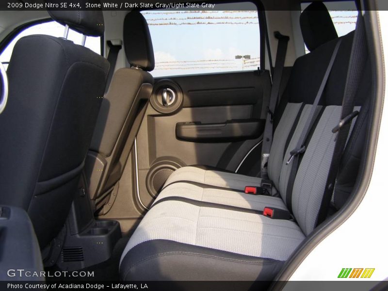 Stone White / Dark Slate Gray/Light Slate Gray 2009 Dodge Nitro SE 4x4