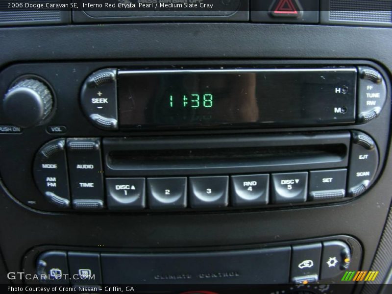 Inferno Red Crystal Pearl / Medium Slate Gray 2006 Dodge Caravan SE