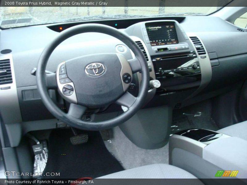 Magnetic Gray Metallic / Gray 2008 Toyota Prius Hybrid