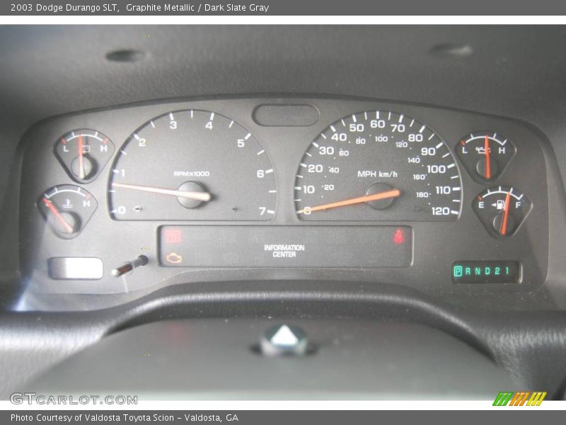 Graphite Metallic / Dark Slate Gray 2003 Dodge Durango SLT