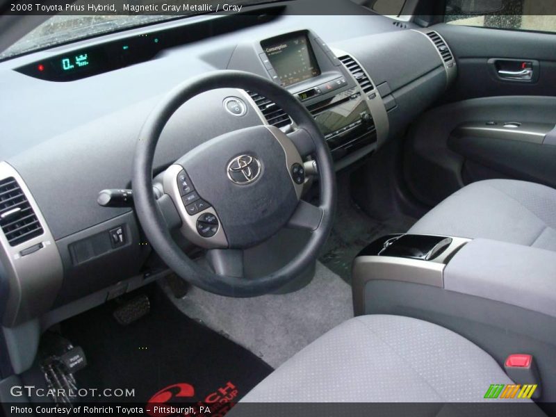 Magnetic Gray Metallic / Gray 2008 Toyota Prius Hybrid