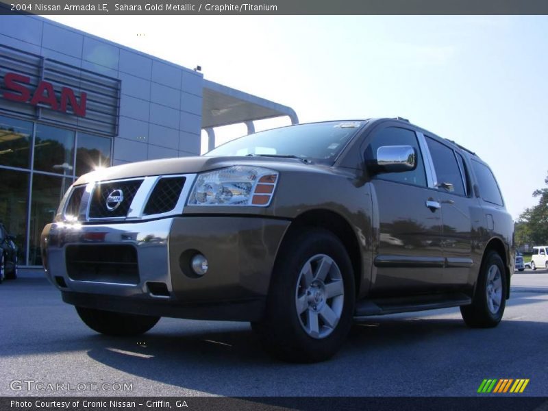 Sahara Gold Metallic / Graphite/Titanium 2004 Nissan Armada LE