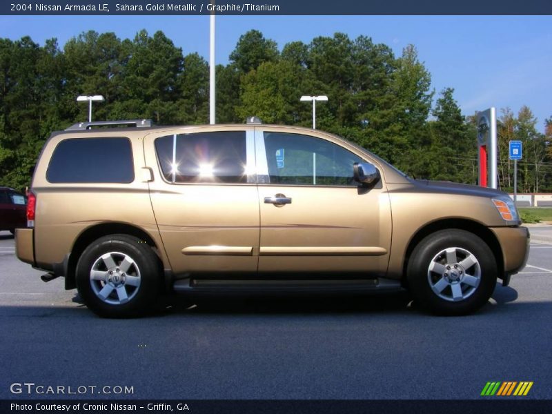 Sahara Gold Metallic / Graphite/Titanium 2004 Nissan Armada LE