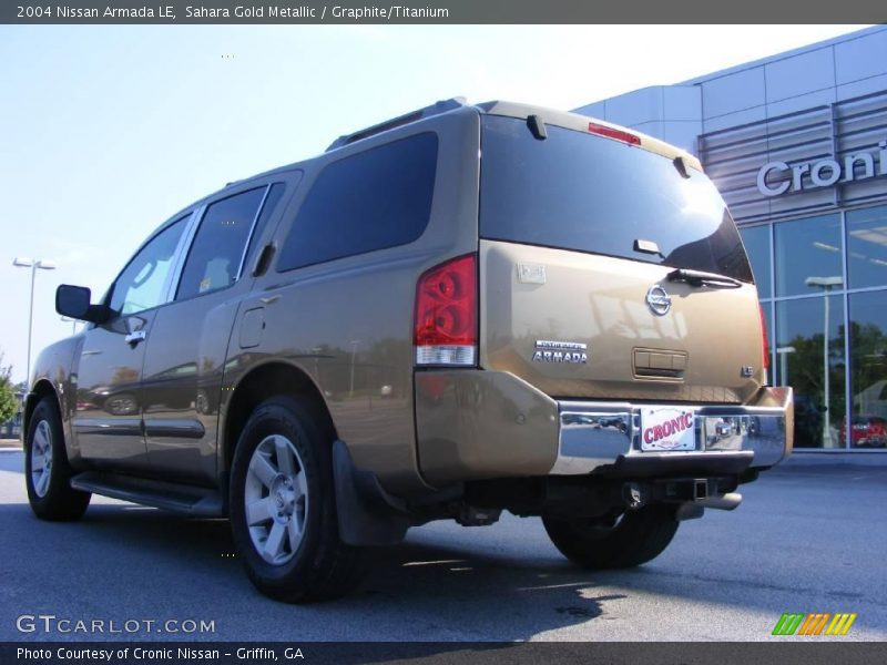 Sahara Gold Metallic / Graphite/Titanium 2004 Nissan Armada LE