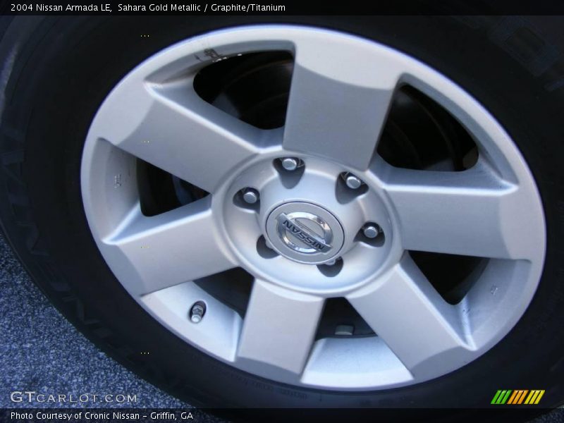 Sahara Gold Metallic / Graphite/Titanium 2004 Nissan Armada LE