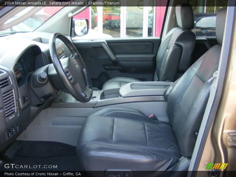 Sahara Gold Metallic / Graphite/Titanium 2004 Nissan Armada LE