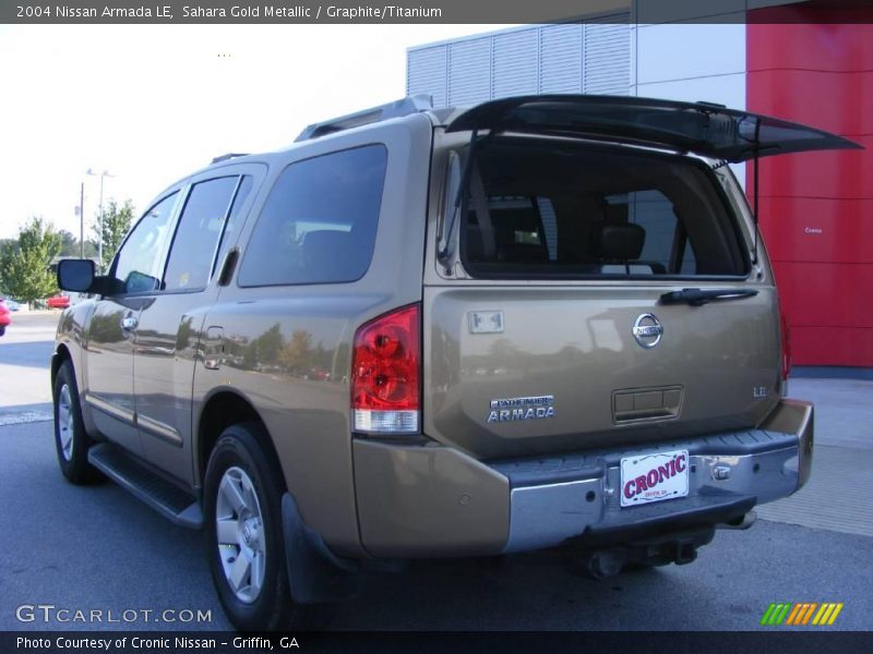 Sahara Gold Metallic / Graphite/Titanium 2004 Nissan Armada LE