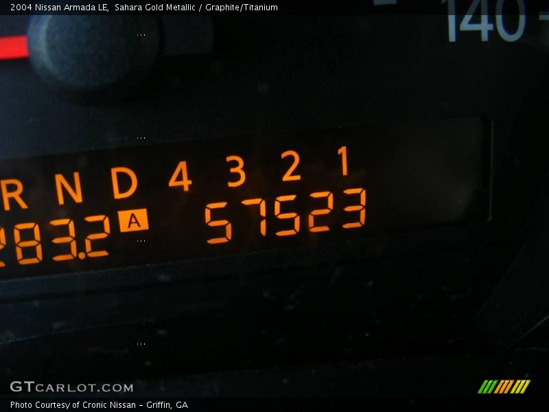 Sahara Gold Metallic / Graphite/Titanium 2004 Nissan Armada LE