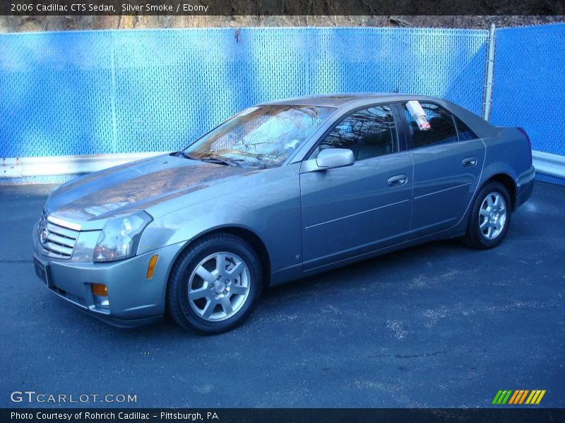 Silver Smoke / Ebony 2006 Cadillac CTS Sedan