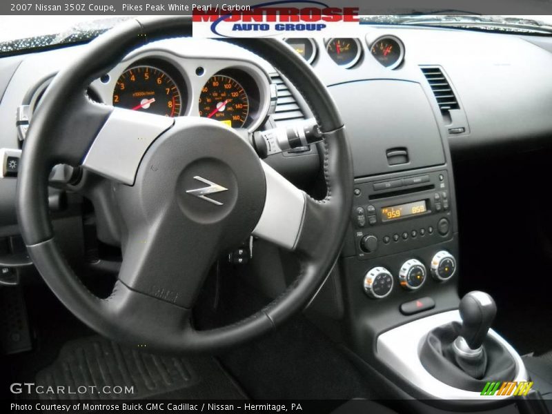Pikes Peak White Pearl / Carbon 2007 Nissan 350Z Coupe