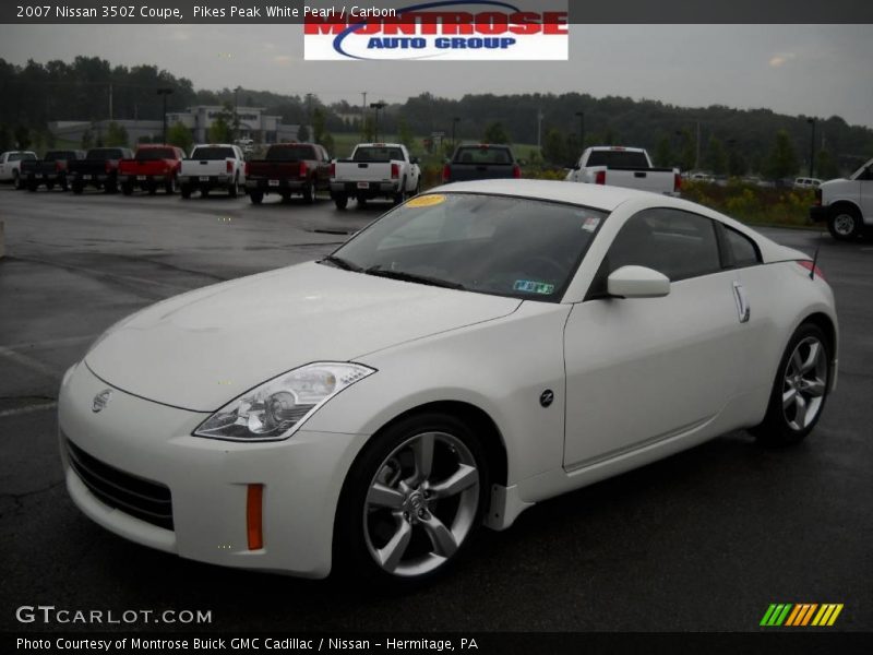 Pikes Peak White Pearl / Carbon 2007 Nissan 350Z Coupe