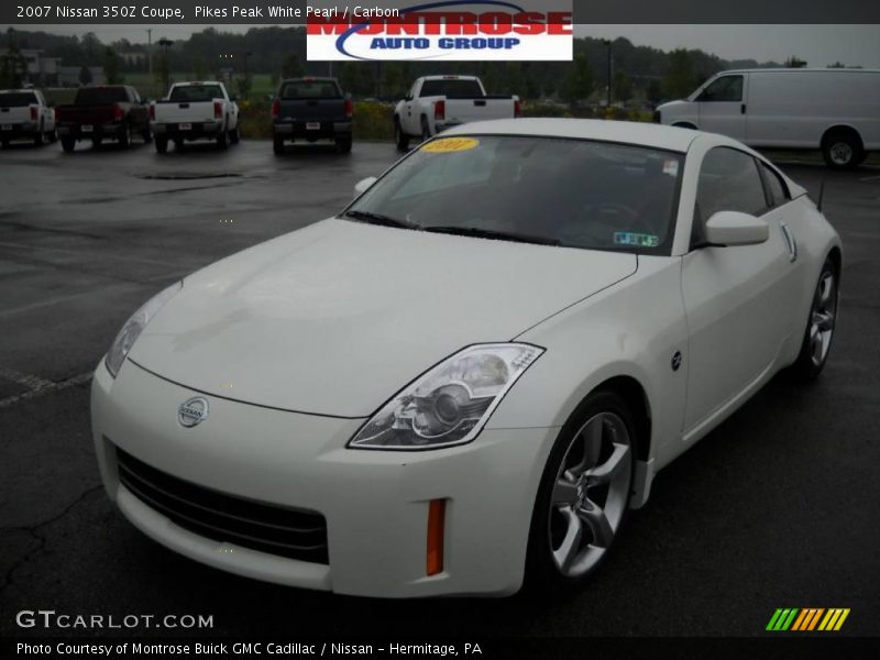 Pikes Peak White Pearl / Carbon 2007 Nissan 350Z Coupe