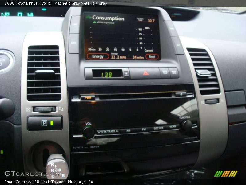 Magnetic Gray Metallic / Gray 2008 Toyota Prius Hybrid