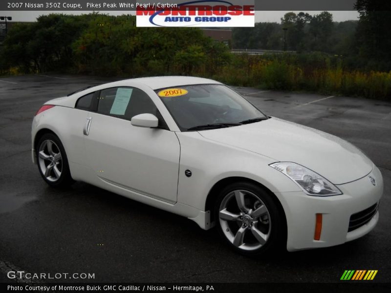 Pikes Peak White Pearl / Carbon 2007 Nissan 350Z Coupe