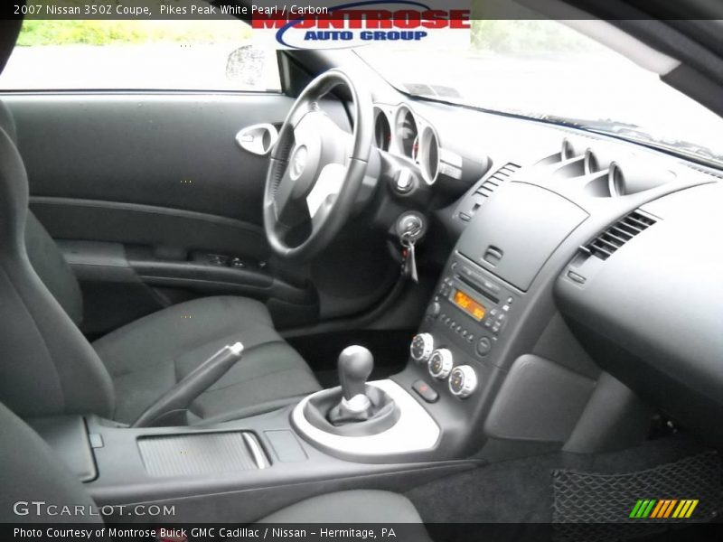 Pikes Peak White Pearl / Carbon 2007 Nissan 350Z Coupe